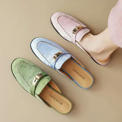 CHIKO Kamal Round Toe Block Heels Clogs/Mules Shoes