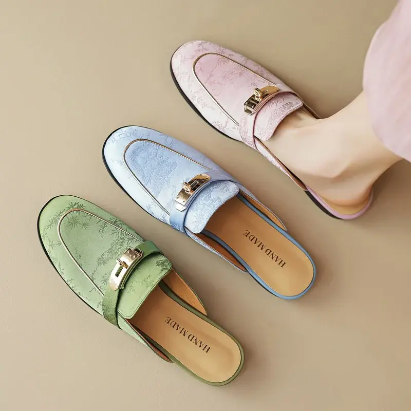 CHIKO Kamal Round Toe Block Heels Clogs/Mules Shoes