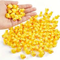 Mini Yellow Duckling Decoration Set, DIY Decorative Resin Duck Accessories, DIY Miniature House Kit, Garden Potted Plant Craf...