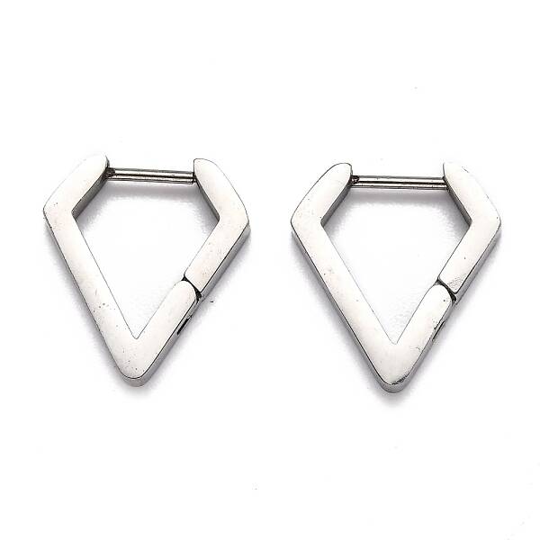 Tarnish Resistant 304 Stainless Steel Huggie Hoop Earrings