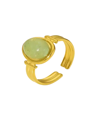 18K Jade Open Ring