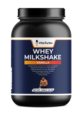 Whey Protein Vanilla Milkshake - 5 Lbs
