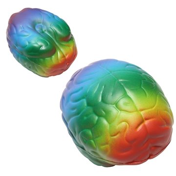 150 Customized Rainbow Brain - Stress Reliever - Polyurethane
