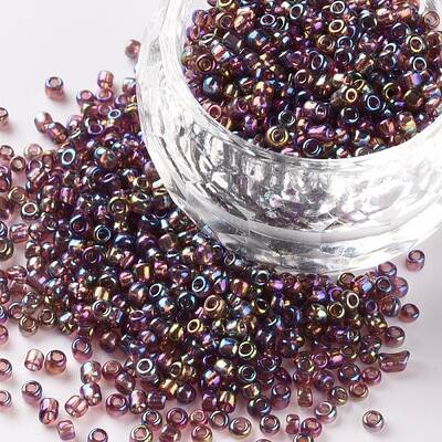 12/0 Round Glass Seed Beads