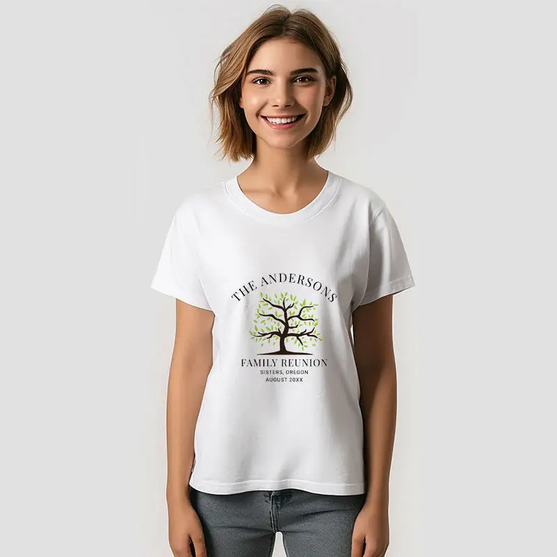 Family Reunion Genealogy Tree Vacation Custom TShirt