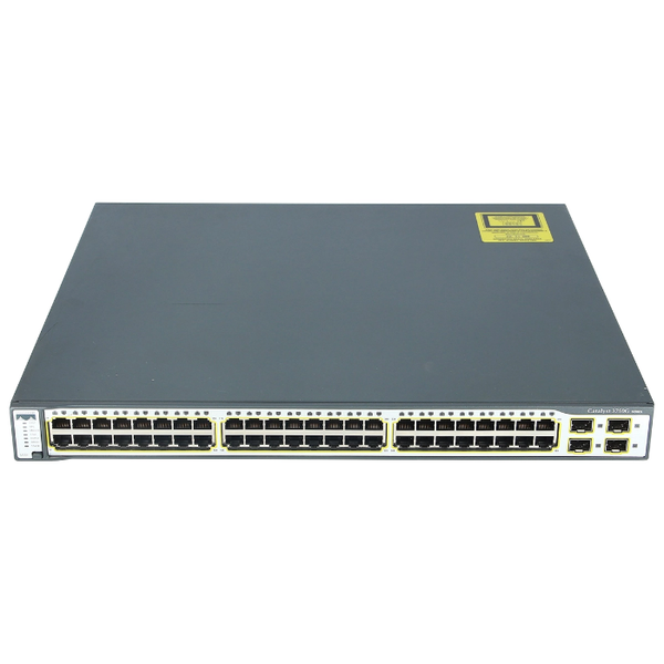 WS-C3750G-48TS-S-B-RF Cisco C3750G-48TS 48-Port + 4-Port SFP L3 Switch