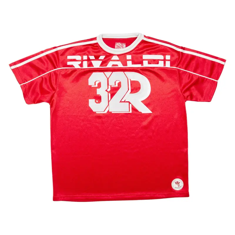 RIVALDI Mens Jersey Red Crew Neck XL