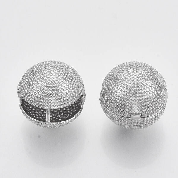 (Jewelry Parties Factory Sale)Brass Ball Clip-on Earrings