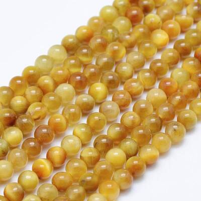 Natural Gold Tiger Eye Beads Strands