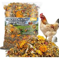 10oz Chicken Nesting Herbs - Dried Herb Layer Feed Coop and Run Insulation Roosting Bars for Box Pads Supplies Laying Hens Ch...