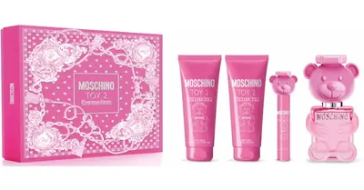 Moschino Toy 2 Bubblegum Eau de Toilette Spray Set 100ml 4 Pieces
