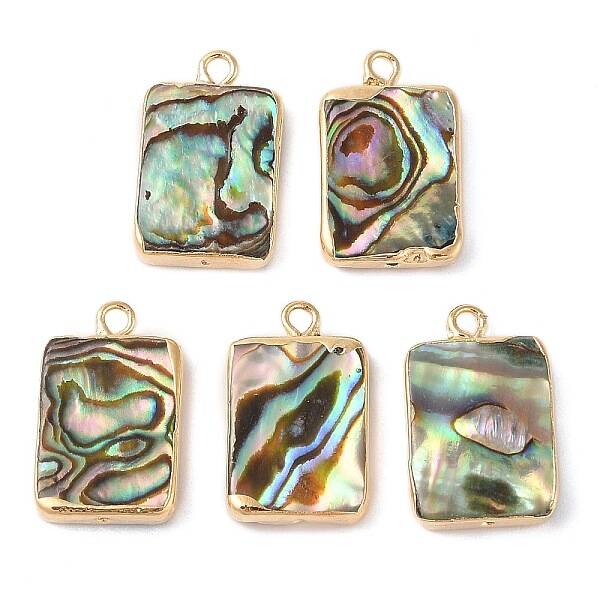 Natural Paua Shell Pendants