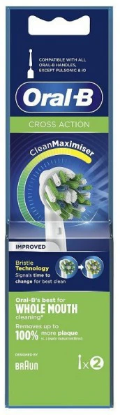 Oral-B Dual Cross Action Replacement Brush Heads