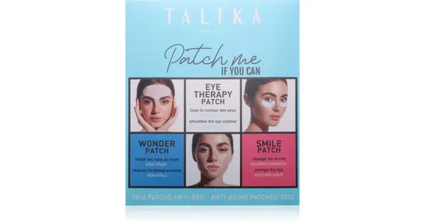 Talika Patch Me If You Can Set of 3× Eye and Lip Contour Sheet Masks