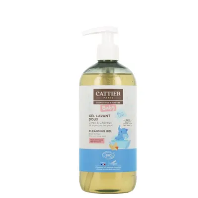 Cattier Bebe Soft Cleansing Gel Body And Hair Bio 500ml