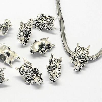 Alloy European Beads