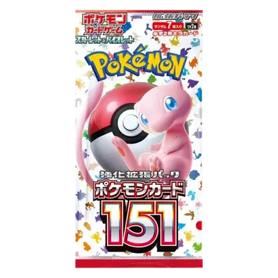 Pokemon TCG: Scarlet & Violet-151 Booster Pack JAPANESE [7 cards]