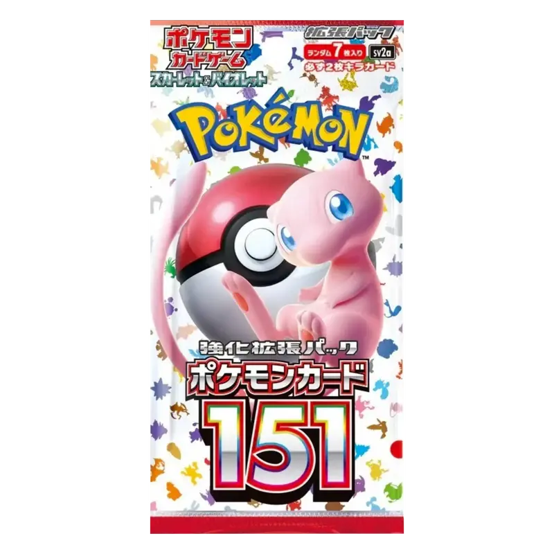 Pokemon TCG: Scarlet & Violet-151 Booster Pack JAPANESE [7 cards]