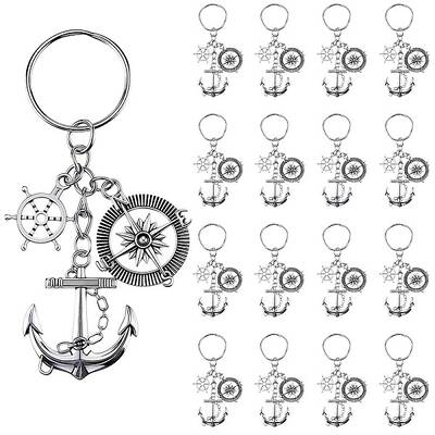 20Pcs Alloy Keychain