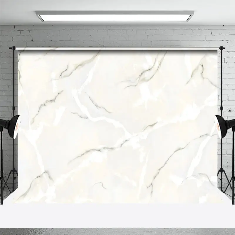 Fish Belly White Marble Texture Photo Booth Backdrop - Aperturee