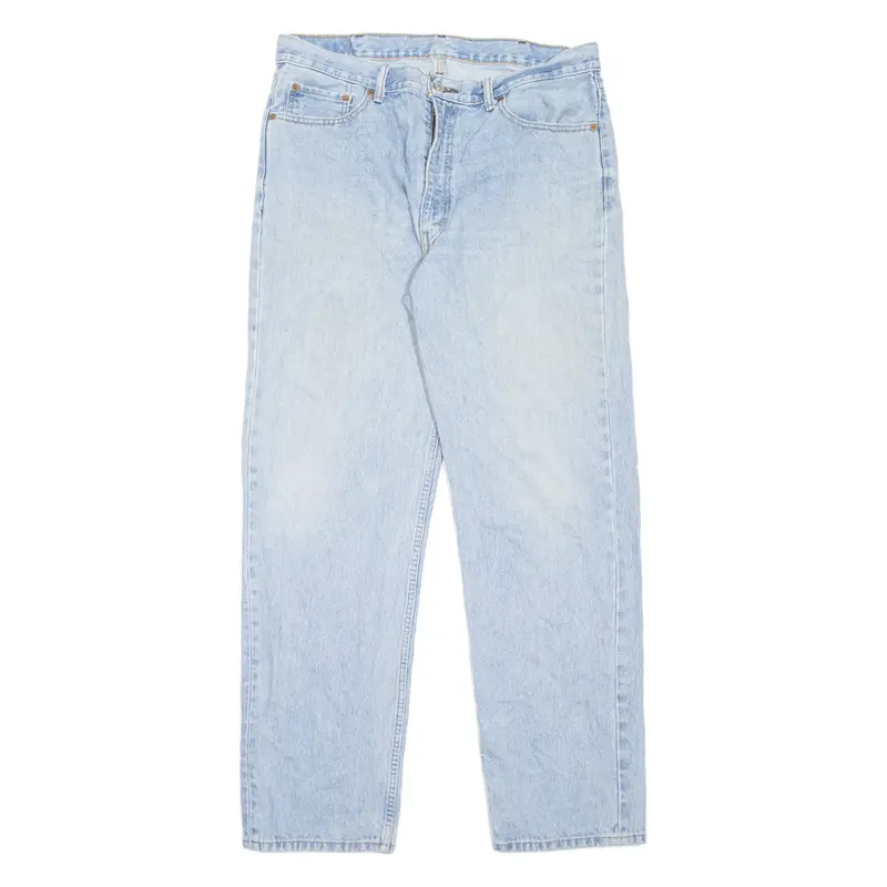 LEVI'S 550 Jeans Mens Blue Relaxed Tapered Stone Wash W38 L34