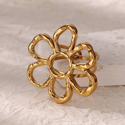 304 Stainless Steel Open Cuff Rings for Women