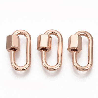 Brass Screw Carabiner Lock Charms
