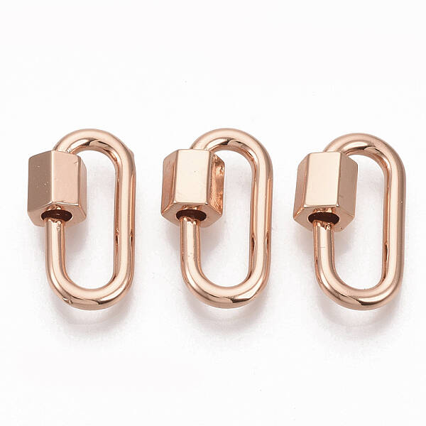 Brass Screw Carabiner Lock Charms