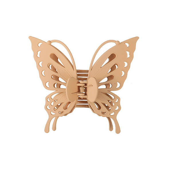 Hollow Butterfly Shape Plastic Large Claw Hair Clips