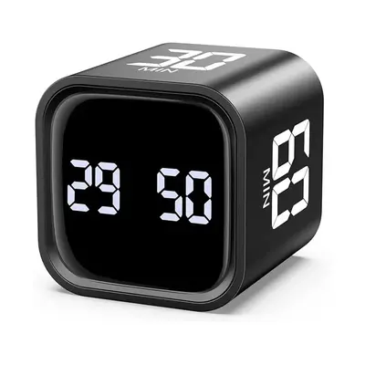 Digital Timer, 1 Count Rechargeable Gravity Induction Desk Timer, Countdown Workout Timer for Work, Office, School, Dormitory...