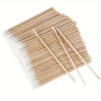 Microblading Cotton Swabs, 400pcs/set Pointed Cotton Swabs, Eyebrow Tattoo Permanent Supplies, Cleaning Nail Polish, Craft Su...