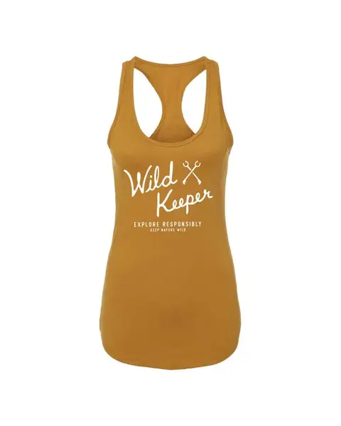 Wild Keeper Script Racerback Tank | Pollen | Size: XXL