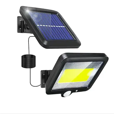 Outdoor Motion-Sensor LED Solar Flood Outdoor Light, 1 Count Security Solar Light Waterproof With 3 Lighting Modes For Garden...