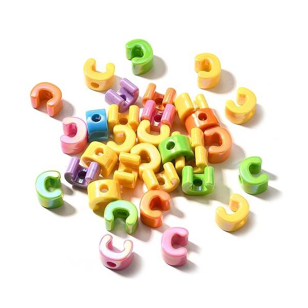 UV Plating Opaque Acrylic Beads