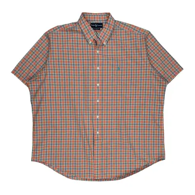 Ralph Lauren Checked Short Sleeve Shirt - 2XL Multicoloured Cotton | Size: xx-large