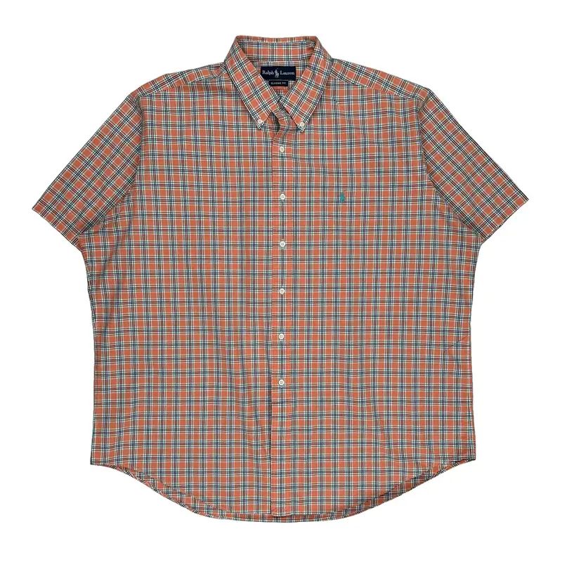 Ralph Lauren Checked Short Sleeve Shirt - 2XL Multicoloured Cotton | Size: xx-large