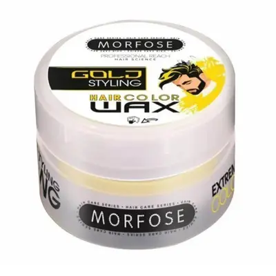 Morfose Hair Color Wax - hair coloring wax, strong, matte finish, 100 ml Gold | Golden