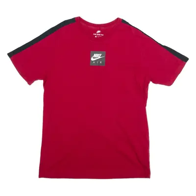 NIKE Mens T-Shirt Red M