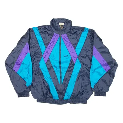 GO CEFIRO Zip-off Mens Shell Jacket Blue Colourblock M