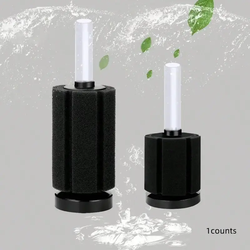 Fish Tank Filter, 1 Count Underwater Aquarium Sponge Filter, Aquarium Water Pump Accessories for Vivarium Eco-box, Pet Suppl...