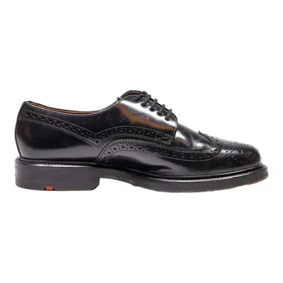 LLOYD Brogue Shoes Black Leather Mens UK 6.5
