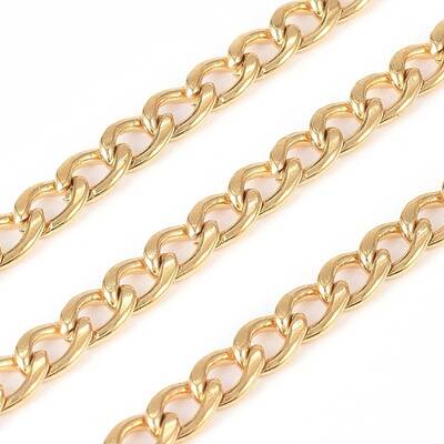 304 Stainless Steel Cuban Link Chains