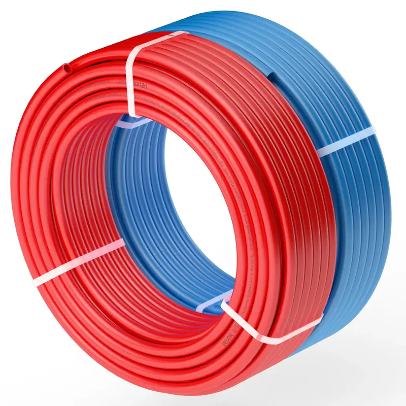 VEVOR PEX Pipe 1/2 Inch, 3/4 inch,2 x 100 Feet Length PEX-A Flexible Pipe Tubing for Potable Water, Pex Water Lines for Hot...