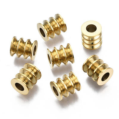 316 Surgical Stainless Steel European Beads
