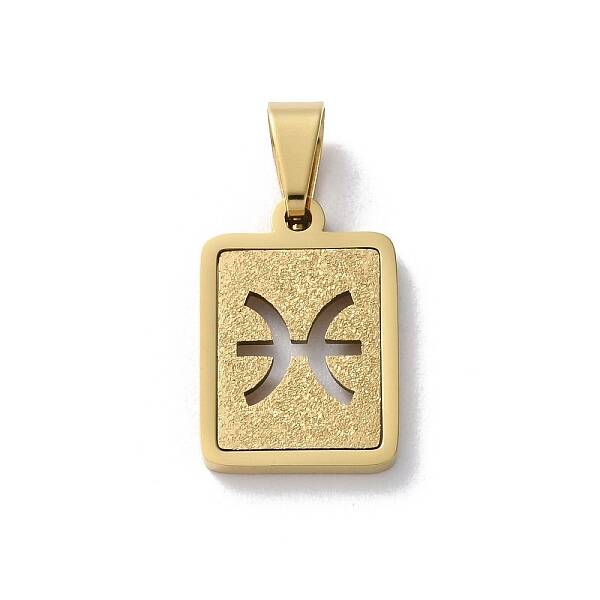 304 Stainless Steel Twelve Constellations Pendants