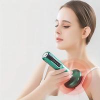 Electric Cupping Massager, 1 Box Vacuum Suction Gua Sha Scraping Instrument with Heat, At-Home Self-care Tool for Meridian Dr...