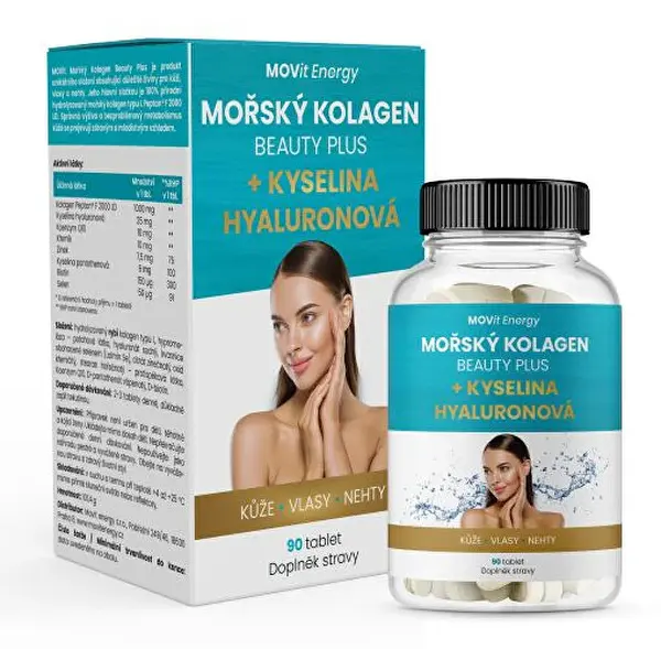 Movit Energy Marine Collagen Beauty Plus + Acido Ialuronico 90 Compresse