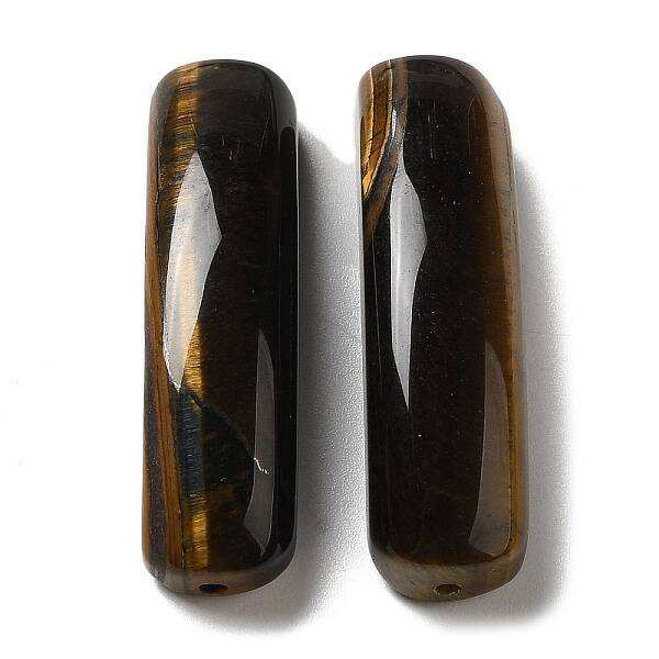 Natural Tiger Eye Connector Charms