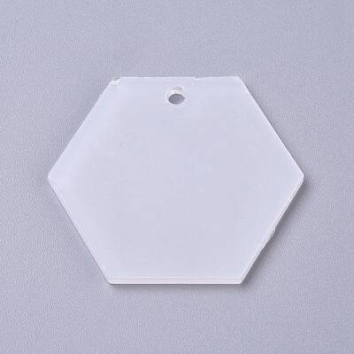 Transparent Acrylic Blank Pendants