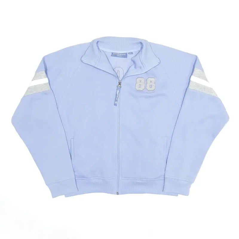 LE COQ SPORTIF Pale Blue Track Jacket Womens L